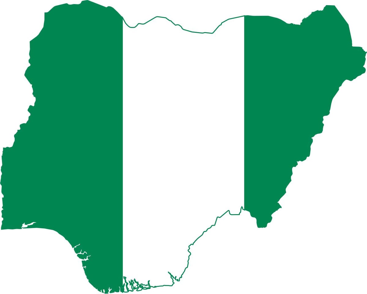 Mappa della nigeria registro