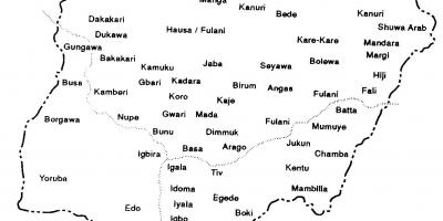 Disegnare nigeria mappa