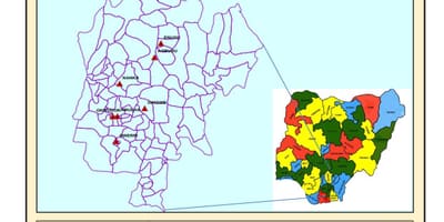 Mappa della nigeria orientale