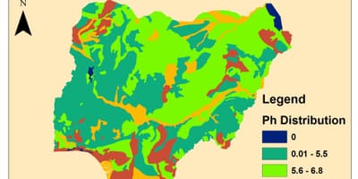 Mappa di suolo nigeria