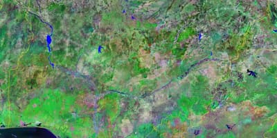 Mappa della nigeria montagne